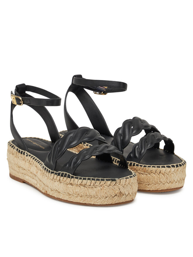 Tommy Hilfiger Espadrile Tommy Hilfiger FW0FW08496 Negru