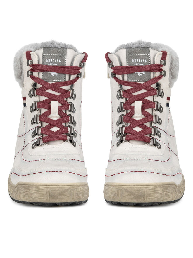Mustang Schnürschuhe Mustang 1290-607 Weiß