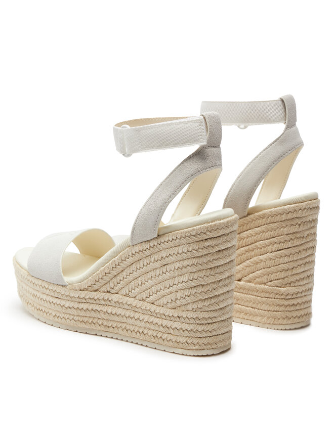 Calvin Klein Jeans Espadrillas Calvin Klein Jeans Wedge Sandal Su Mg Btw YW0YW01026 Écru