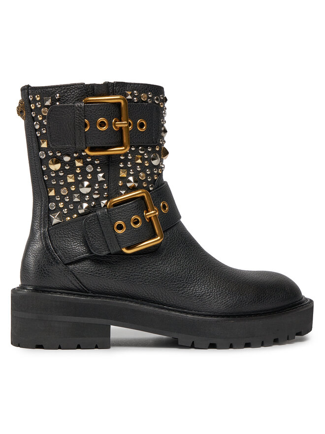 Kurt Geiger Botine Kurt Geiger 225-Hackney Biker Boot 546505109 Negru