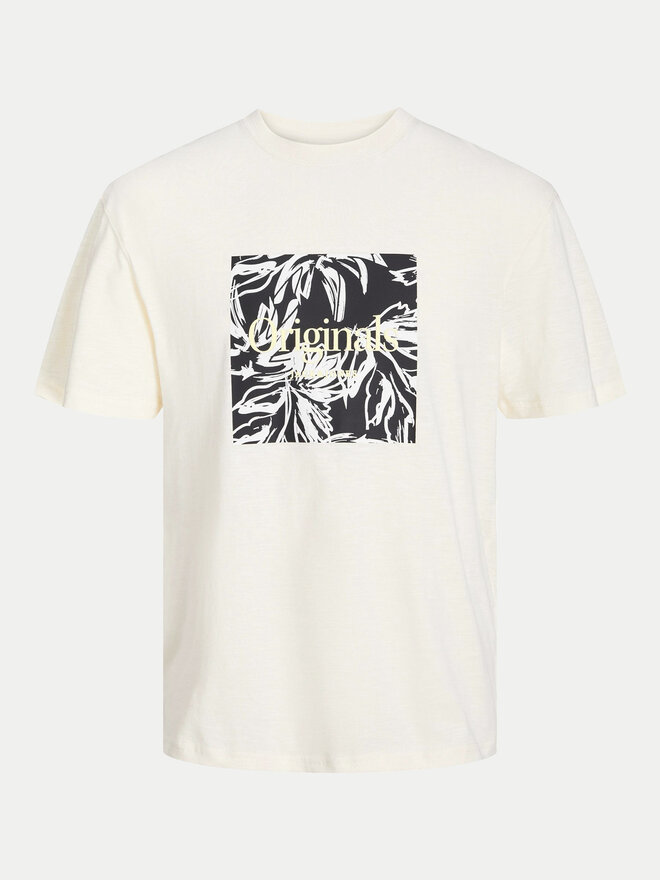 Jack&Jones Jack&Jones Camiseta Lafayette 12250436 Écru Relaxed Fit