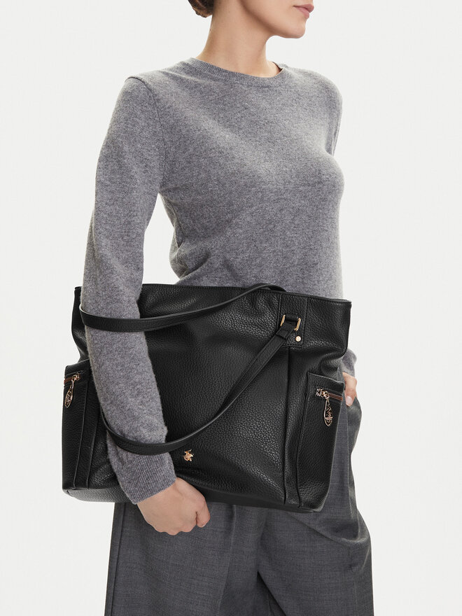 Beverly Hills Polo Club Ročna torba Beverly Hills Polo Club CEO-BHPC-C-005-08 Črna