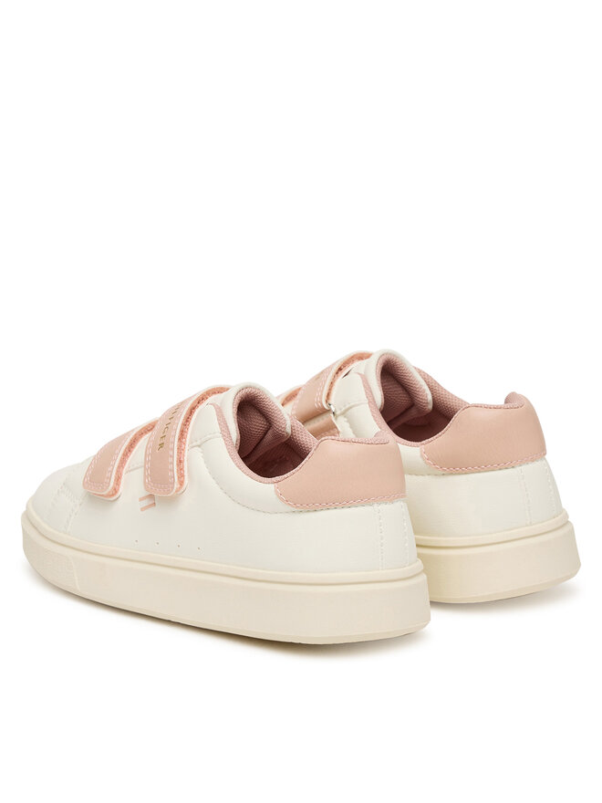 Tommy Hilfiger Sneakers Tommy Hilfiger Low Cut Velcro Sneaker T1A9-35063-1355 S Creme