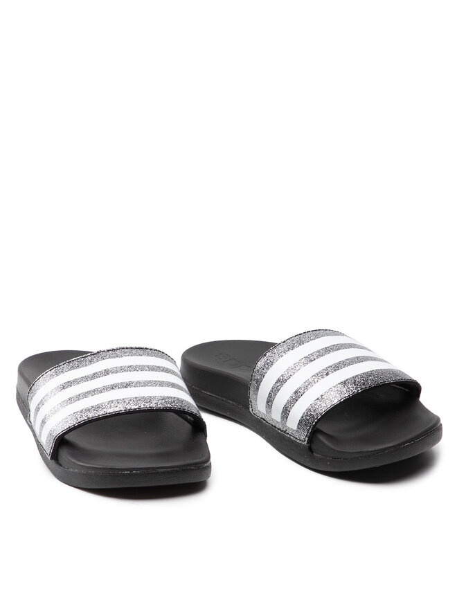 adidas Pantoletten adidas adilette Comfort K FY8836 Silberfarben
