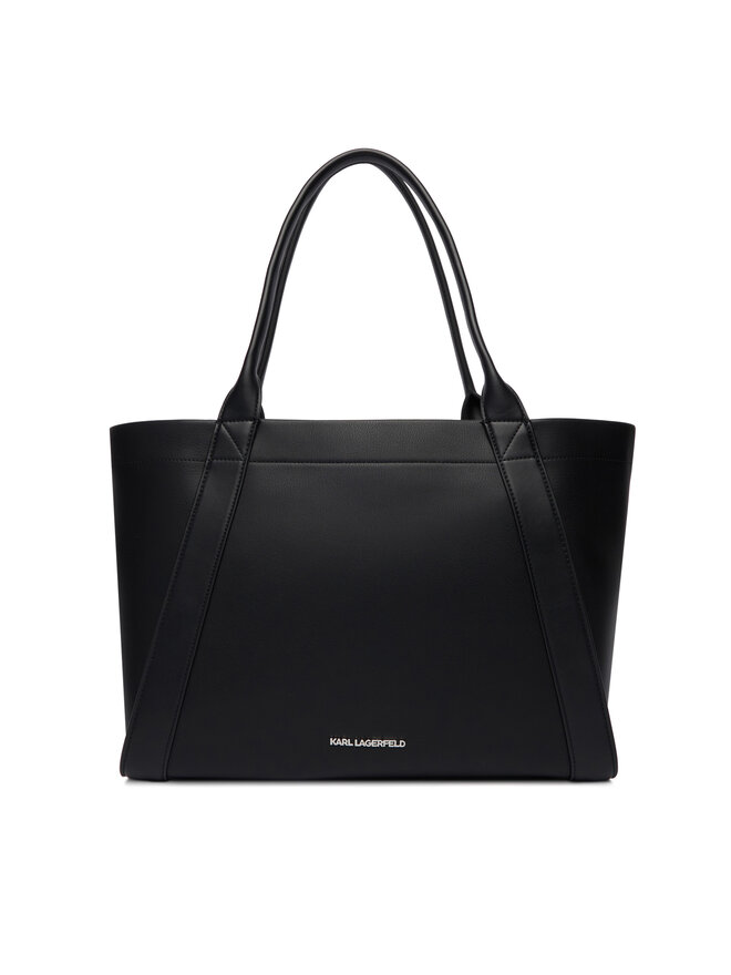 KARL LAGERFELD Ročna torba KARL LAGERFELD B1W30066 Črna