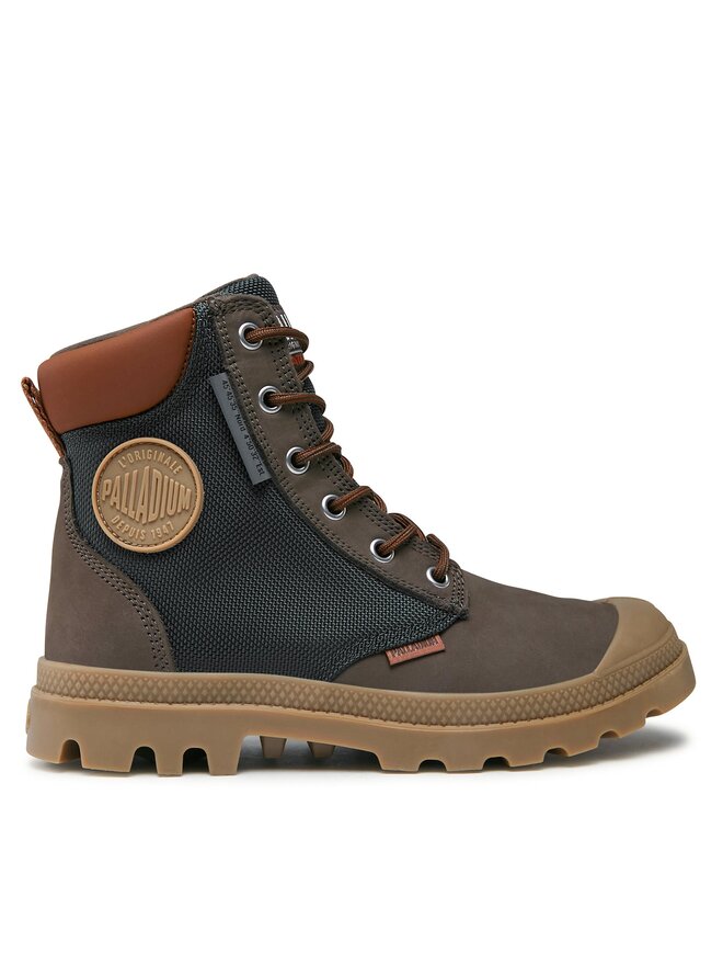 Palladium Schnürstiefeletten Palladium Pampa Sc Wpn U-S 77235-236-M Braun