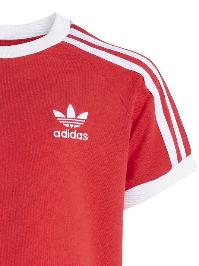adidas adidas Camiseta adicolor Trefoil JY3748 Rojo Loose Fit