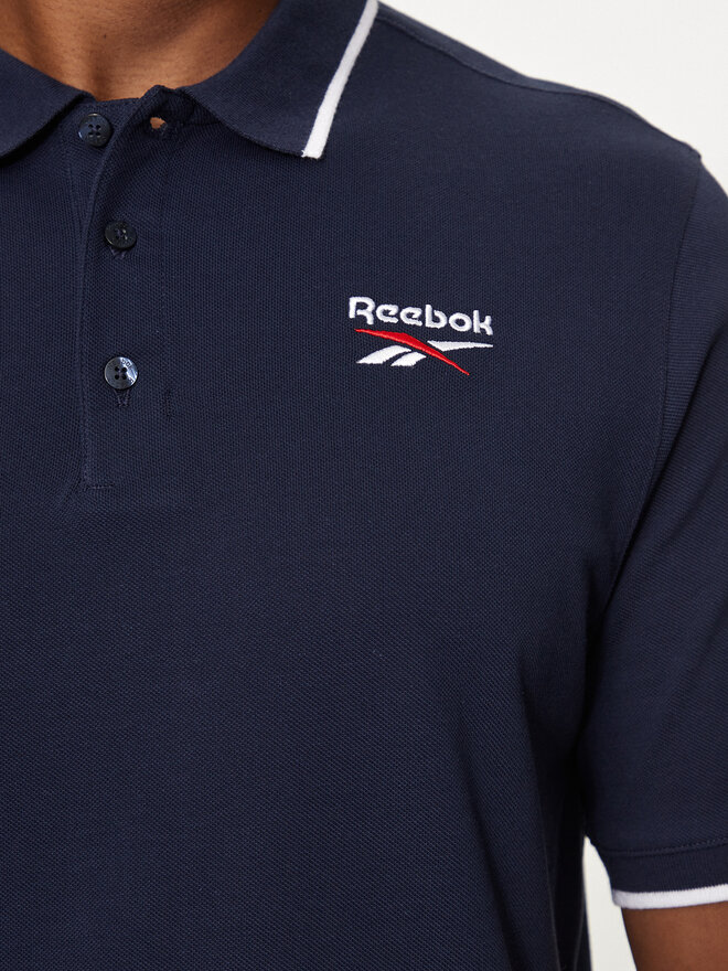 Reebok Reebok Pólóing Identity Small Logo Polo 100073032 Sötétkék Regular Fit