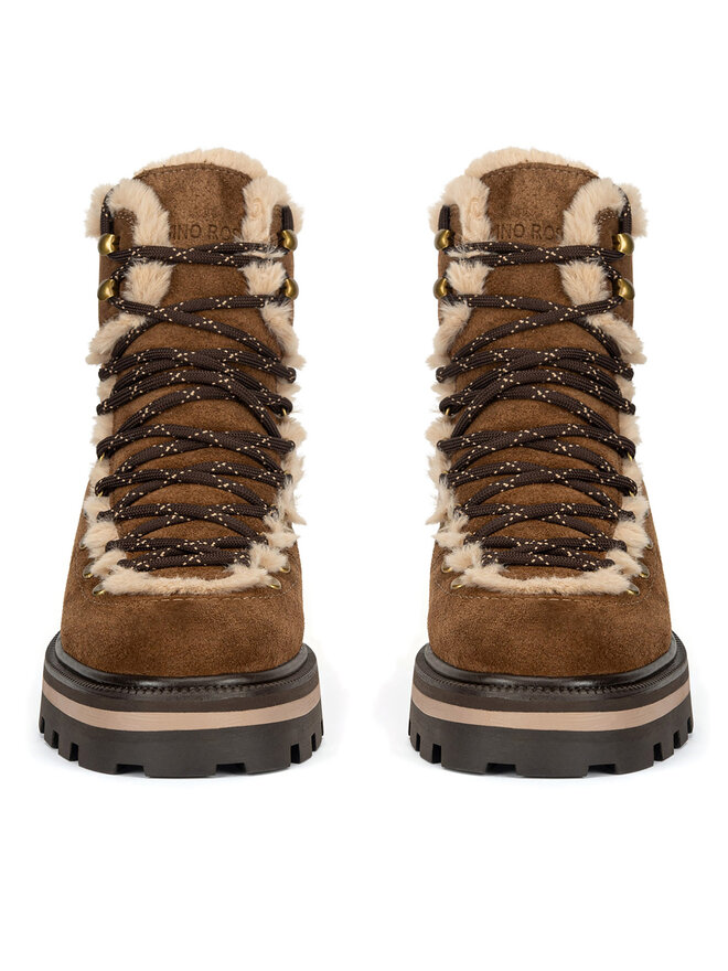 Gino Rossi Polokozačky Gino Rossi SINEN-24FW238 Hnědá