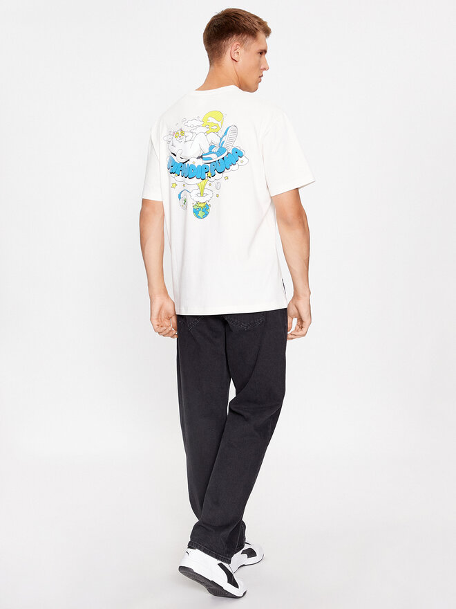 Puma Puma Marškinėliai Puma X Ripndip 622196 Écru Relaxed Fit