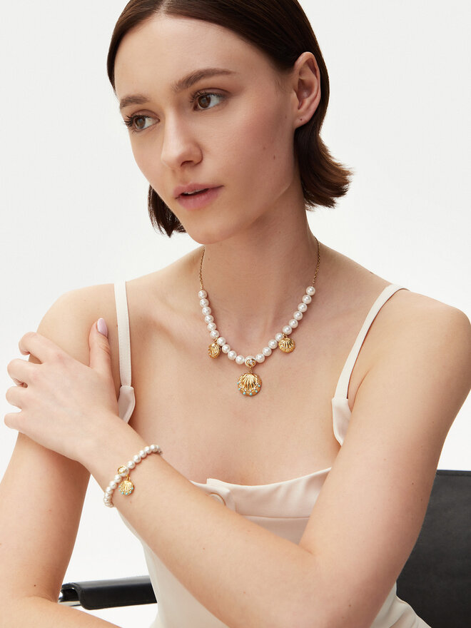 Guess Halskette Guess JUBN05 125JW Goldfarben