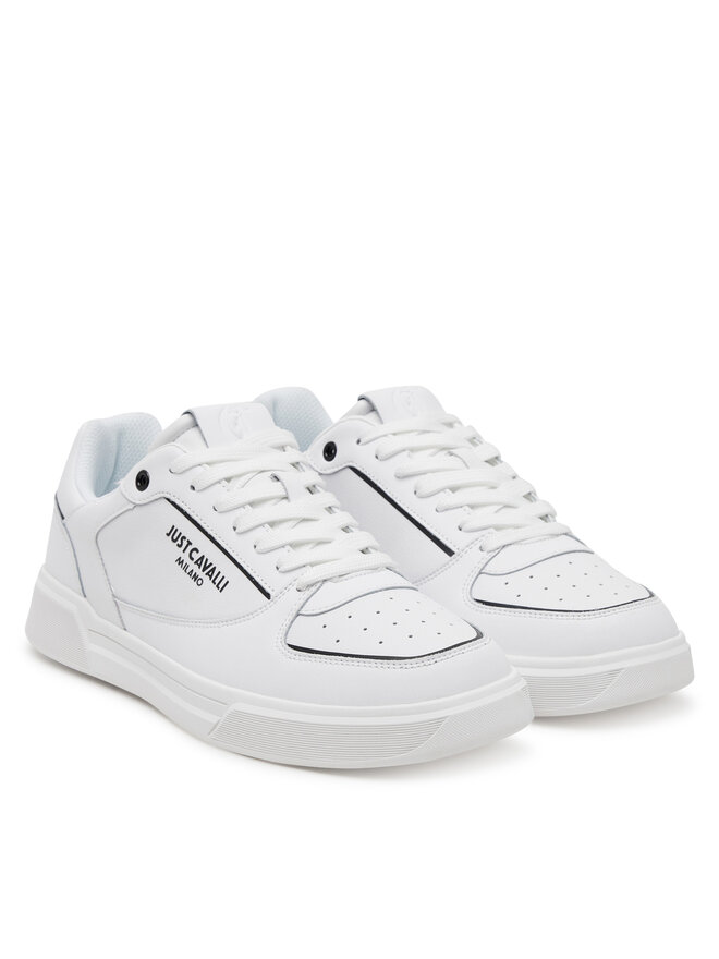 Just Cavalli Снікерcи Just Cavalli 78QA3SB2 ZPA91 Білий