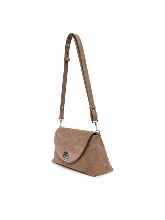 Coccinelle Τσάντα Coccinelle Toc Coccinellenikla Suede Bim E1 TOC 12 01 01 Μπεζ