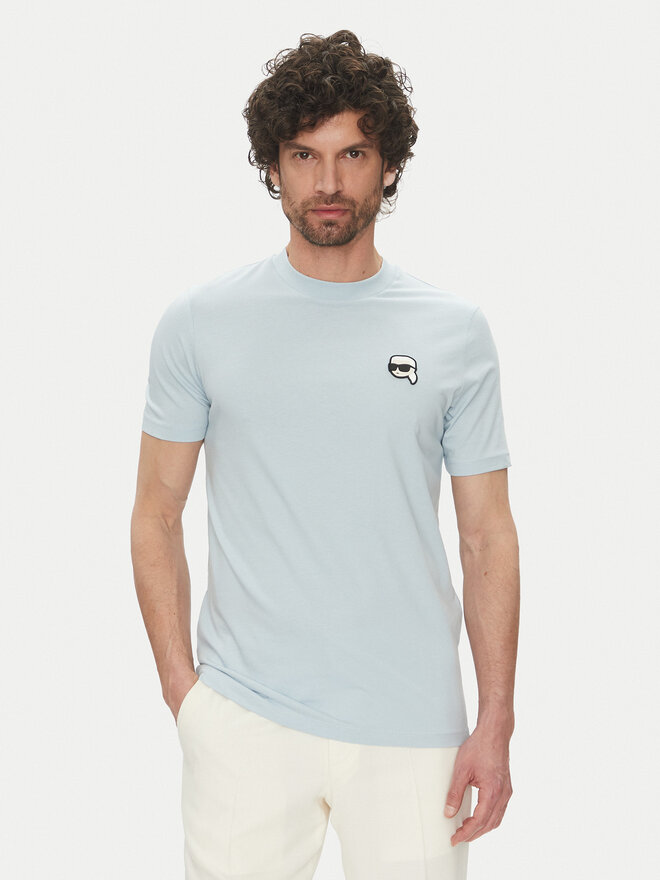 KARL LAGERFELD KARL LAGERFELD T-Shirt 755710 552224 Himmelblau Regular Fit