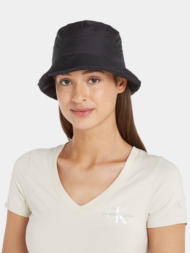 Calvin Klein Jeans Pălărie Calvin Klein Jeans Puffy Aop Bucket Hat K60K611261 Negru
