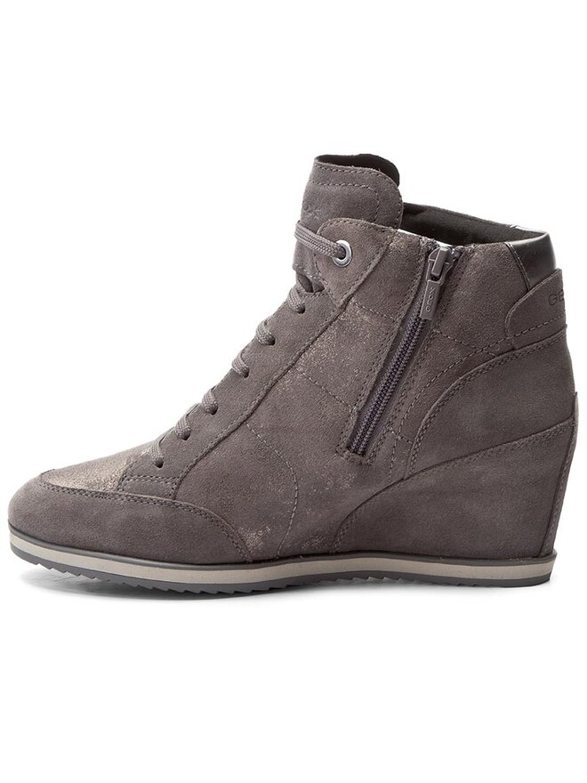 Sneakers Geox D Illusion A D4454A 0MA22 C9002 Gris chaussures