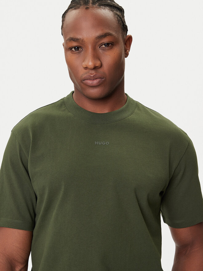 HUGO HUGO Camiseta Dapolino 50488330 Verde Relaxed Fit