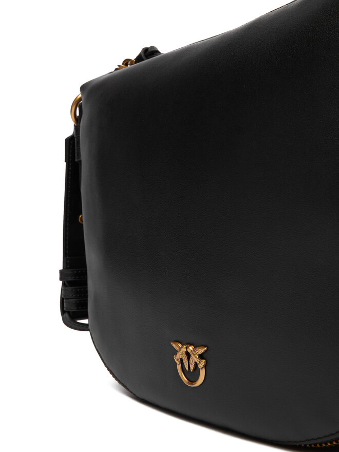 PINKO Сумка PINKO Hobo Zip Around Mini Ai 25-26 PLTT 105332 A0QO Чорний