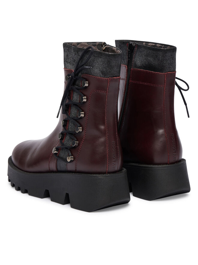 Fly London Stiefeletten Fly London Zakufly P145313001 Dunkelrot