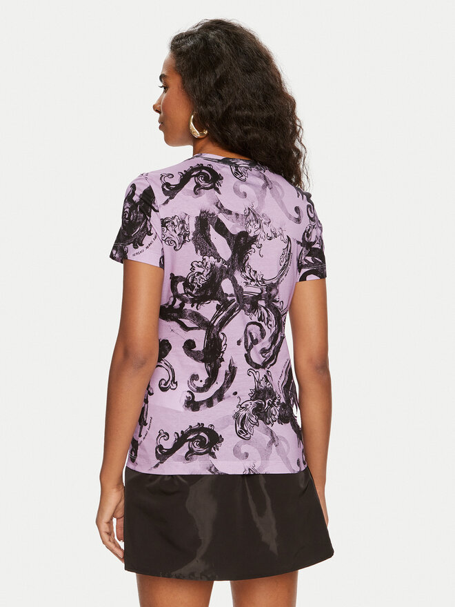 Versace Jeans Couture Versace Jeans Couture Camiseta 76HAH6D8 Violeta Slim Fit