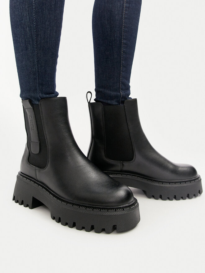 Big Star Shoes Kotníková obuv s elastickým prvkem Big Star Shoes OO274A386 Černá