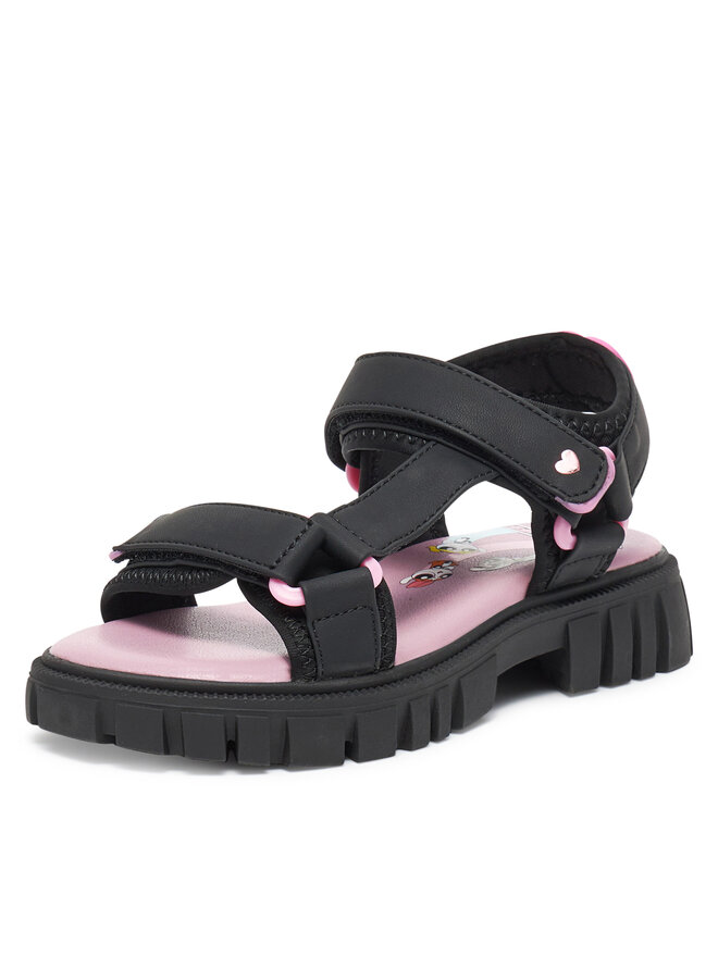 Powerpuff Girls Sandále Powerpuff Girls CS-SS25-339WBPPG Čierna