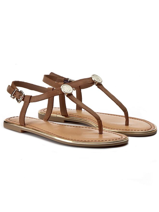 Tommy Hilfiger Japonki Tommy Hilfiger Julia Hg 66A FW0FW00248 Brązowy
