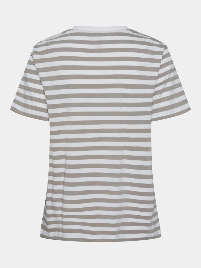 Pieces Pieces Camiseta Ria 17146339 Beis Regular Fit
