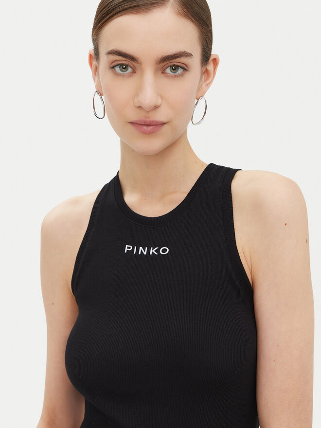 PINKO PINKO Τοπ 100822 A2C1 Μαύρο Regular Fit