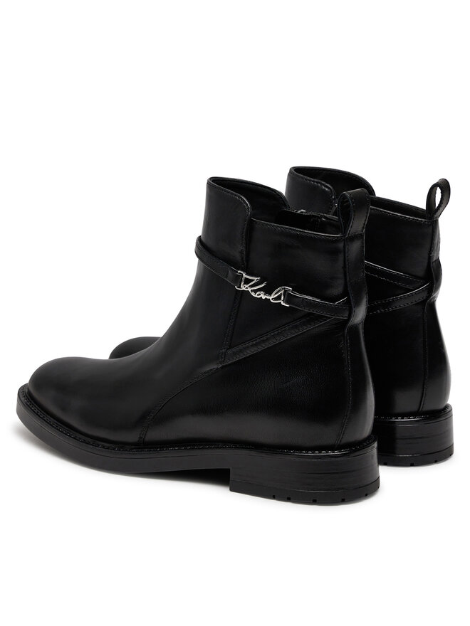 KARL LAGERFELD Botki KARL LAGERFELD KL41444 Czarny