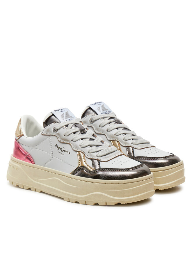 Pepe Jeans Sportcipők Pepe Jeans Kore Moon W PLS00022 Fehér
