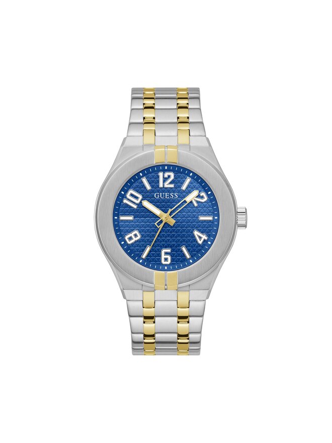 Guess Zegarek Guess Escape GW0661G1 Srebrny
