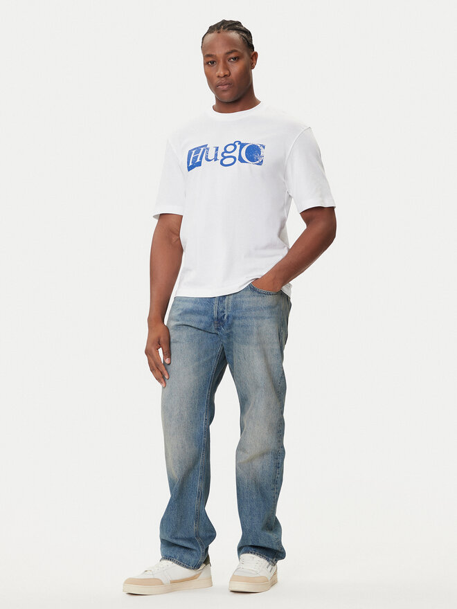 HUGO HUGO Camiseta Nugix 50543485 Blanco Regular Fit