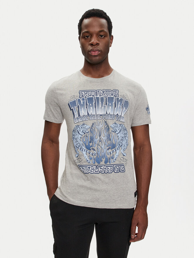Brave Soul Brave Soul Camiseta MTS-149SKEN Gris Regular Fit