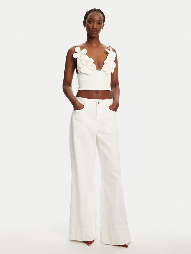 BARDOT BARDOT Τοπ 59727TB1 Λευκό Regular Fit