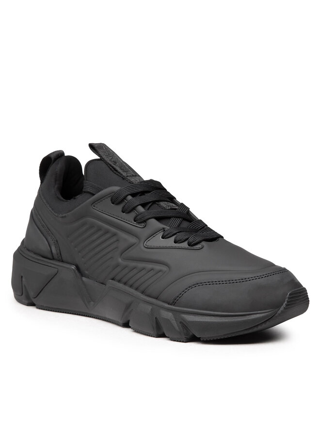 Calvin Klein Tenisice Calvin Klein Low Lace Up Lth HM0HM00317 Crna