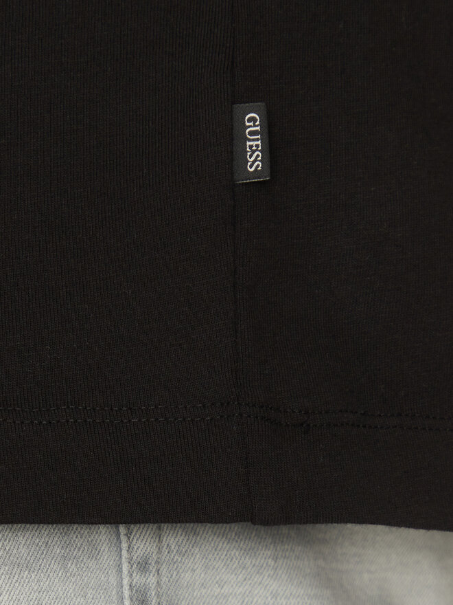 Guess Jeans Guess Jeans Marškinėliai M5GI54 K8FQ4 Juoda Regular Fit