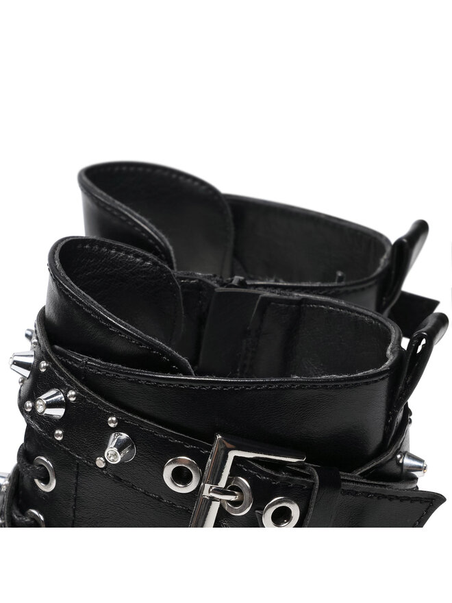 DeeZee Členková obuv DeeZee WS2167-01 Čierna