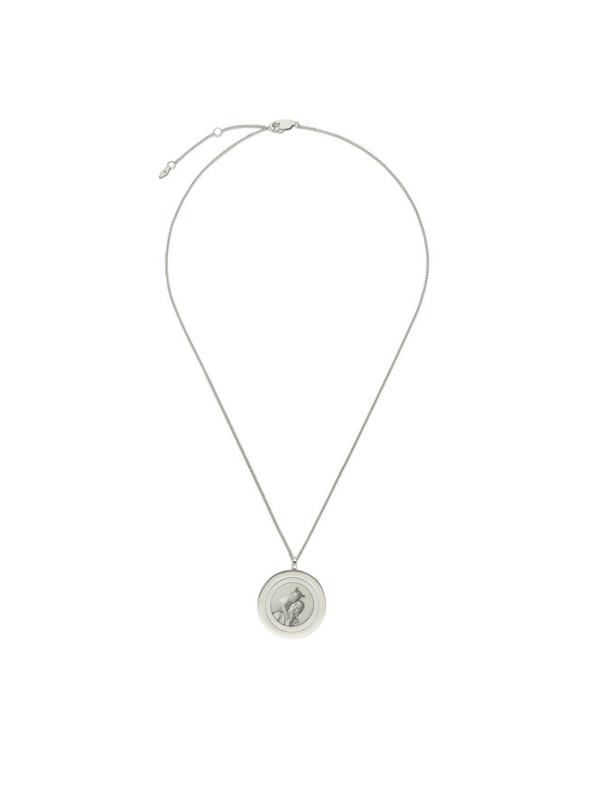 Fossil Naszyjnik Fossil Harlow Locket JF04737040 Srebrny