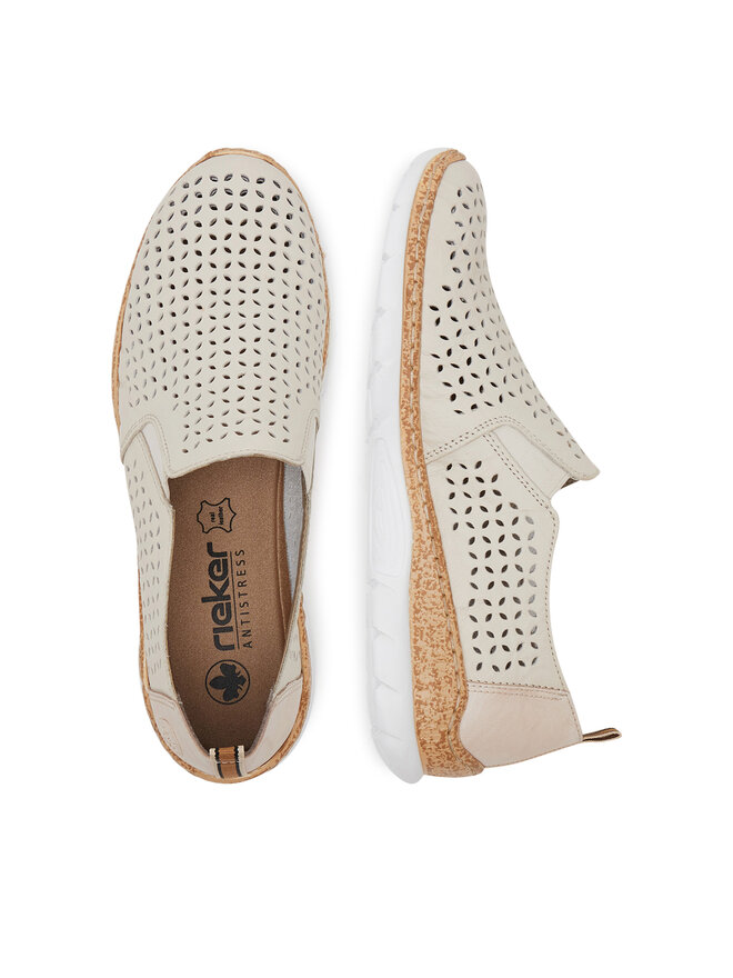 Rieker Halbschuhe Rieker N4251-60 Beige