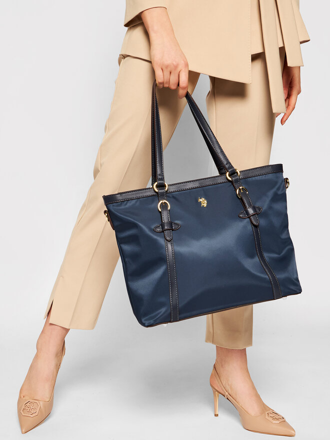 U.S. Polo Assn. Handtasche U.S. Polo Assn. Houston Shopping BIUHU4911WIP212 Dunkelblau