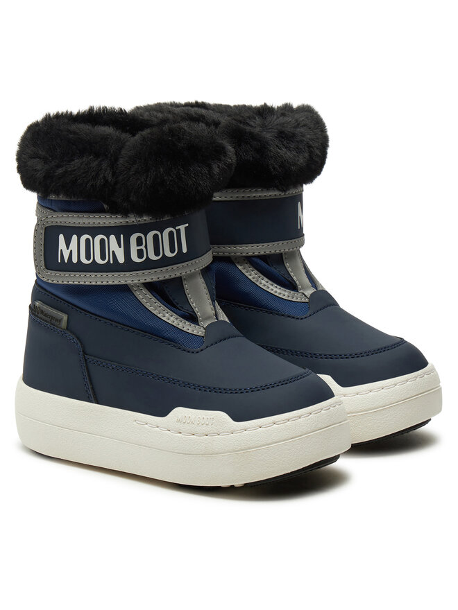 Moon Boot Čizme za snijeg Moon Boot Junior Park Strap 80D3440030 Tamnoplava