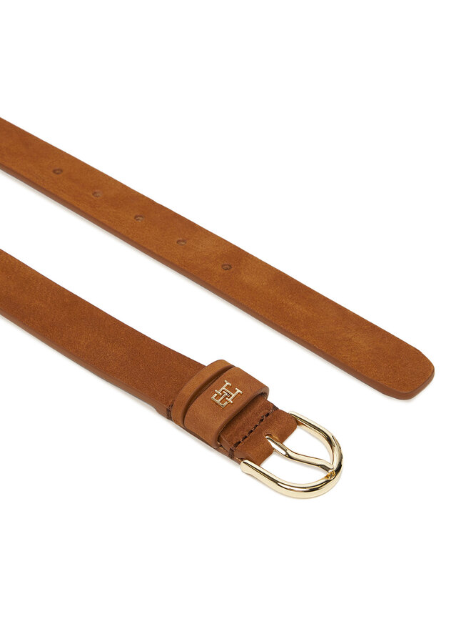 Tommy Hilfiger Жіночий ремінь Tommy Hilfiger Essential Effortless 2.5 AW0AW17762 Коричневий