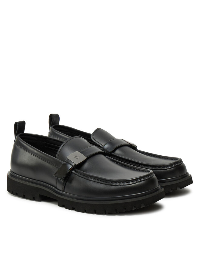 Calvin Klein Jeans Μοκασίνια Calvin Klein Jeans Eva Apron Loafer Hdw YM0YM01252 Μαύρο