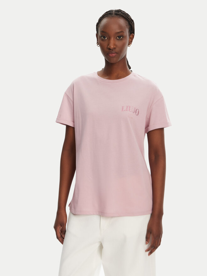 Liu Jo Liu Jo Camiseta WA5144 JS923 M9621 Rosa Regular Fit