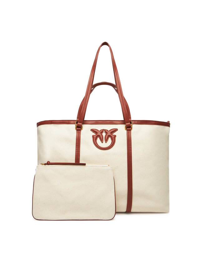PINKO Τσάντα PINKO Miranda Shopper Extra PE 25 PLTT 104715 A2G2 Μπεζ