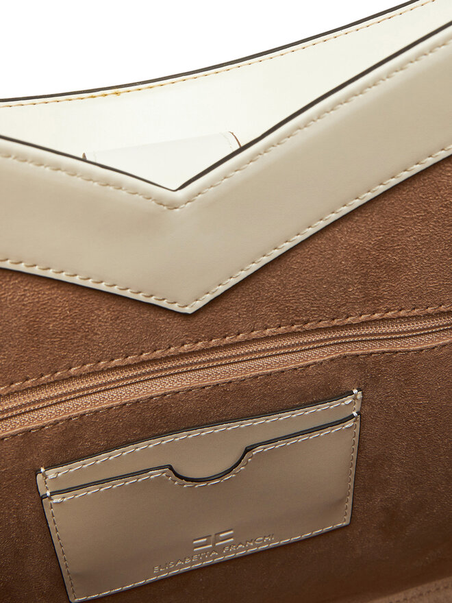 Elisabetta Franchi Torebka Elisabetta Franchi BS-19A-51E2-V400 Écru