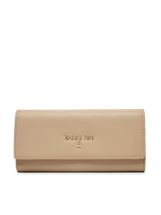 Patrizia Pepe Cartera grande para mujer Patrizia Pepe CQ0215/L001-B524 Beis