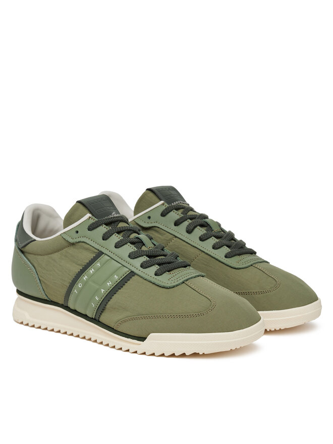 Tommy Hilfiger Αθλητικά Tommy Hilfiger Tjm Runner Cleated Mix Mat. EM0EM01598 Πράσινο