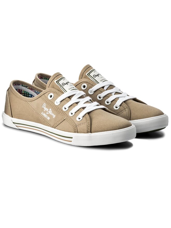 Pepe Jeans Кросівки Pepe Jeans Aberlady Basic 17 PLS30500 Бежевий